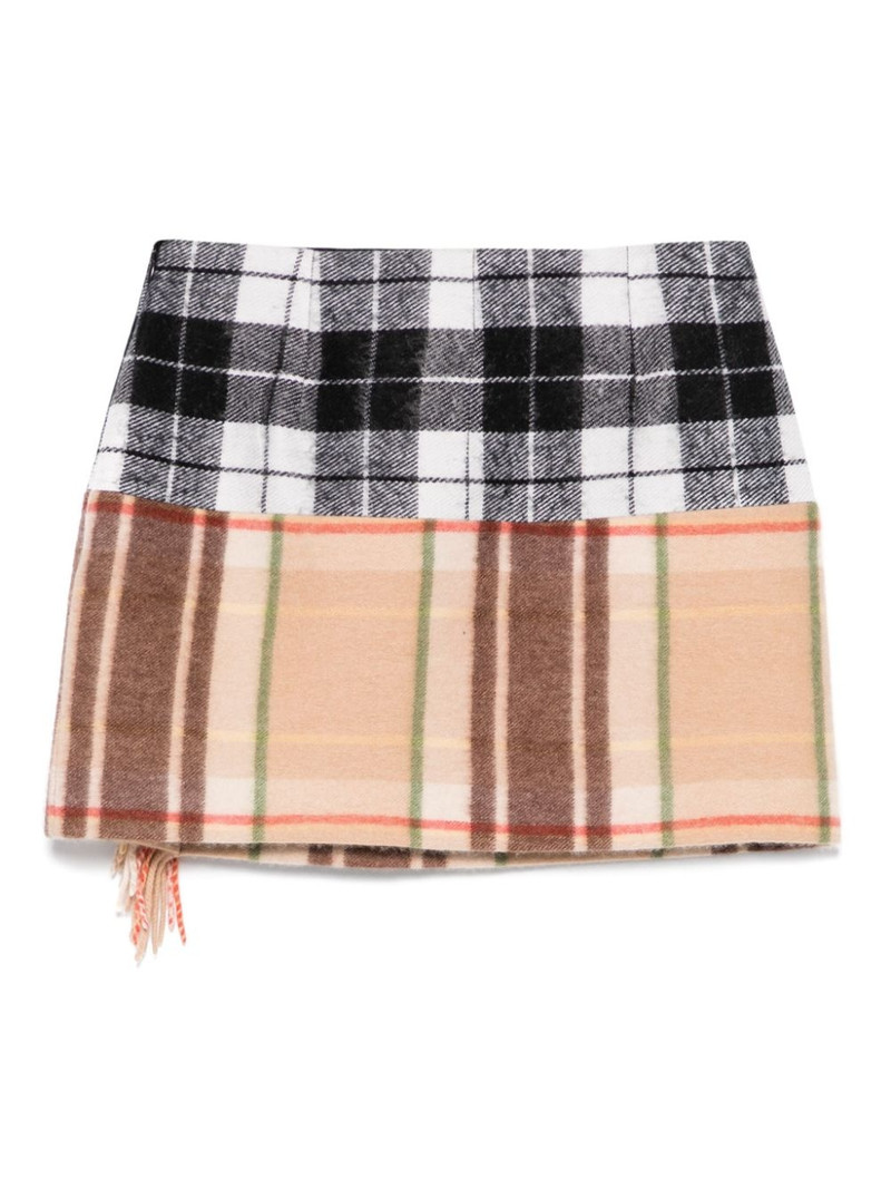 Marine Serre tartan mini skirt outlook