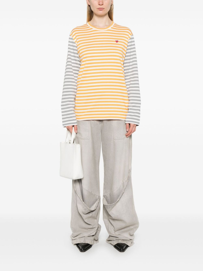 Comme des Garçons PLAY striped T-shirt outlook