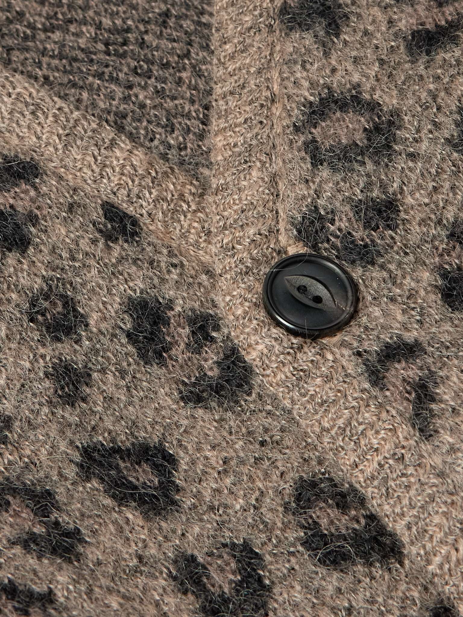 Leopard Jacquard-Knit Cardigan - 4