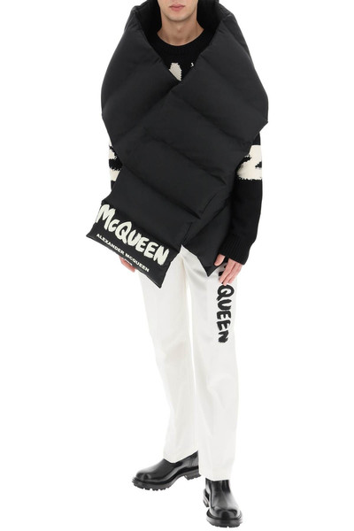 Alexander McQueen 'GRAFFITI' PADDED SCARF outlook