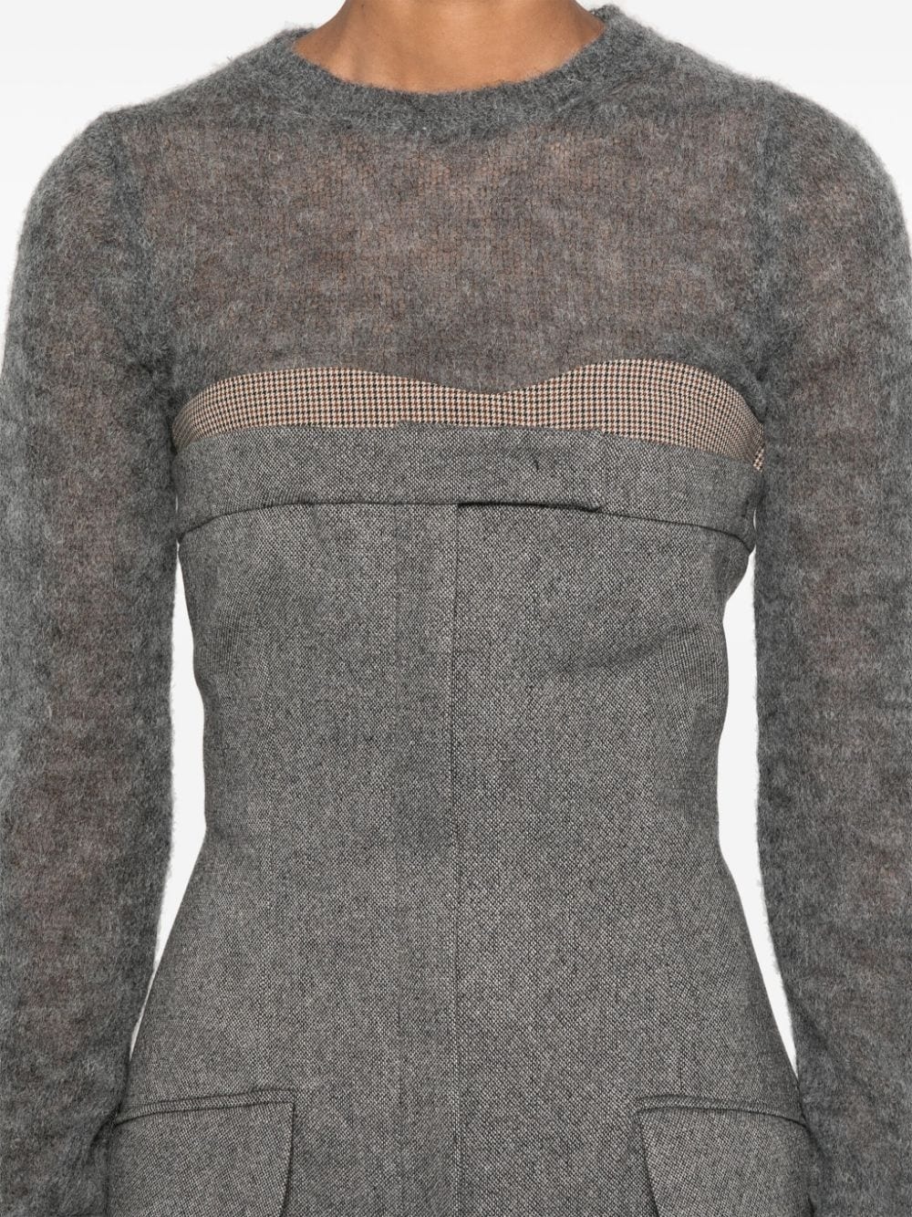 tweed mini dress - 5