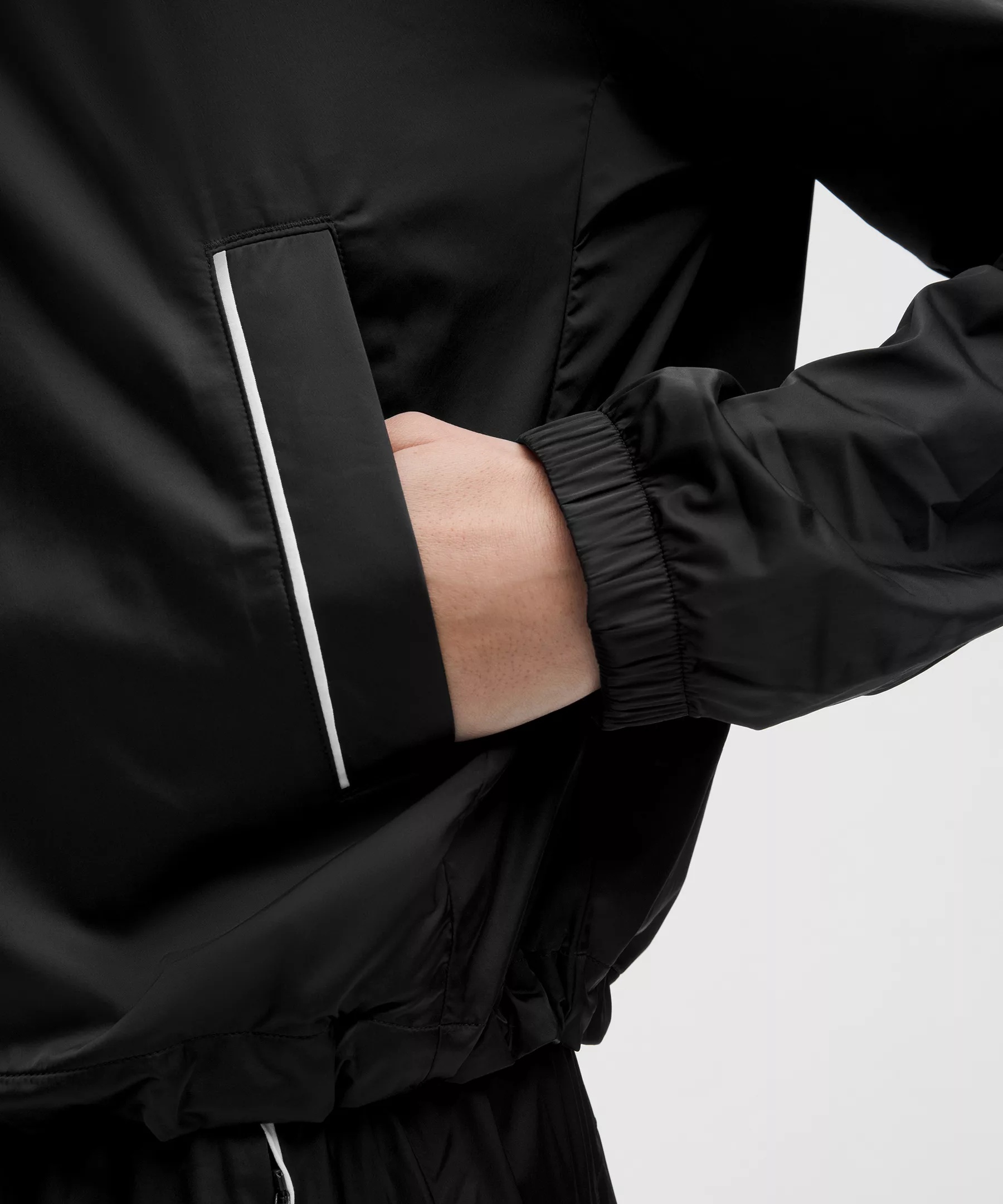 Stretch Satin Nylon Jacket - 5