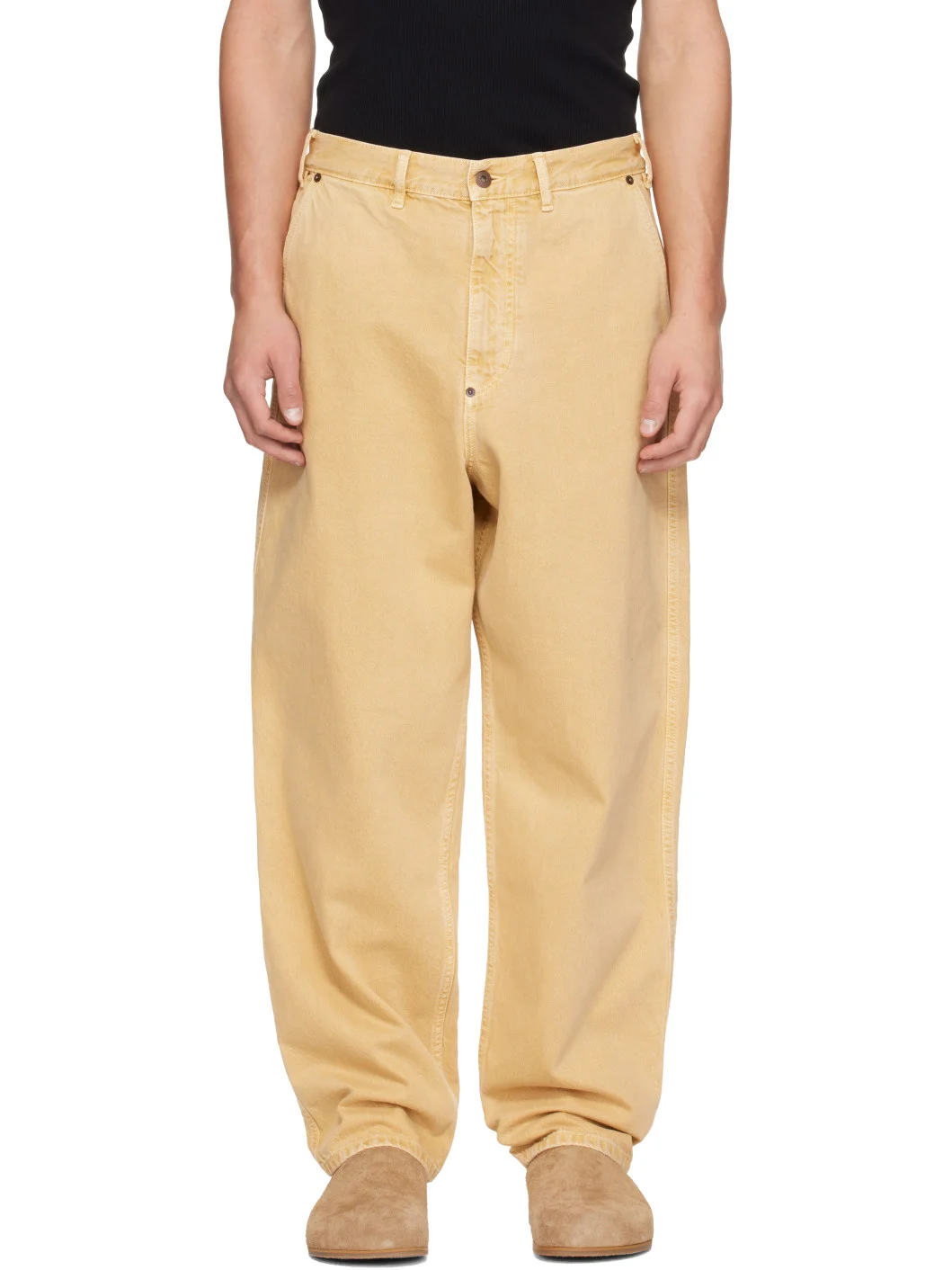 Yellow Leonardo Denim Jeans - 1