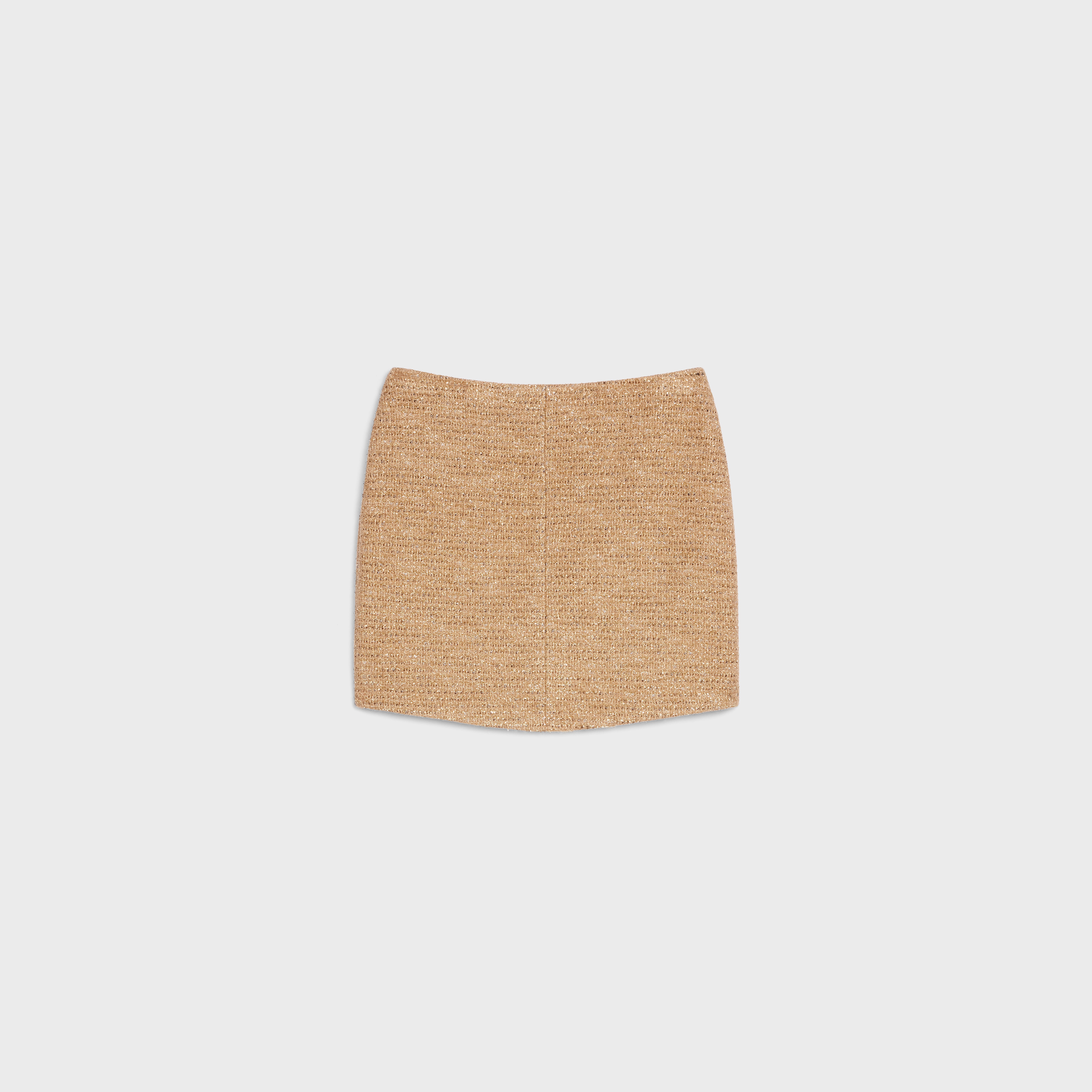 Mini skirt in lurex natte - 1