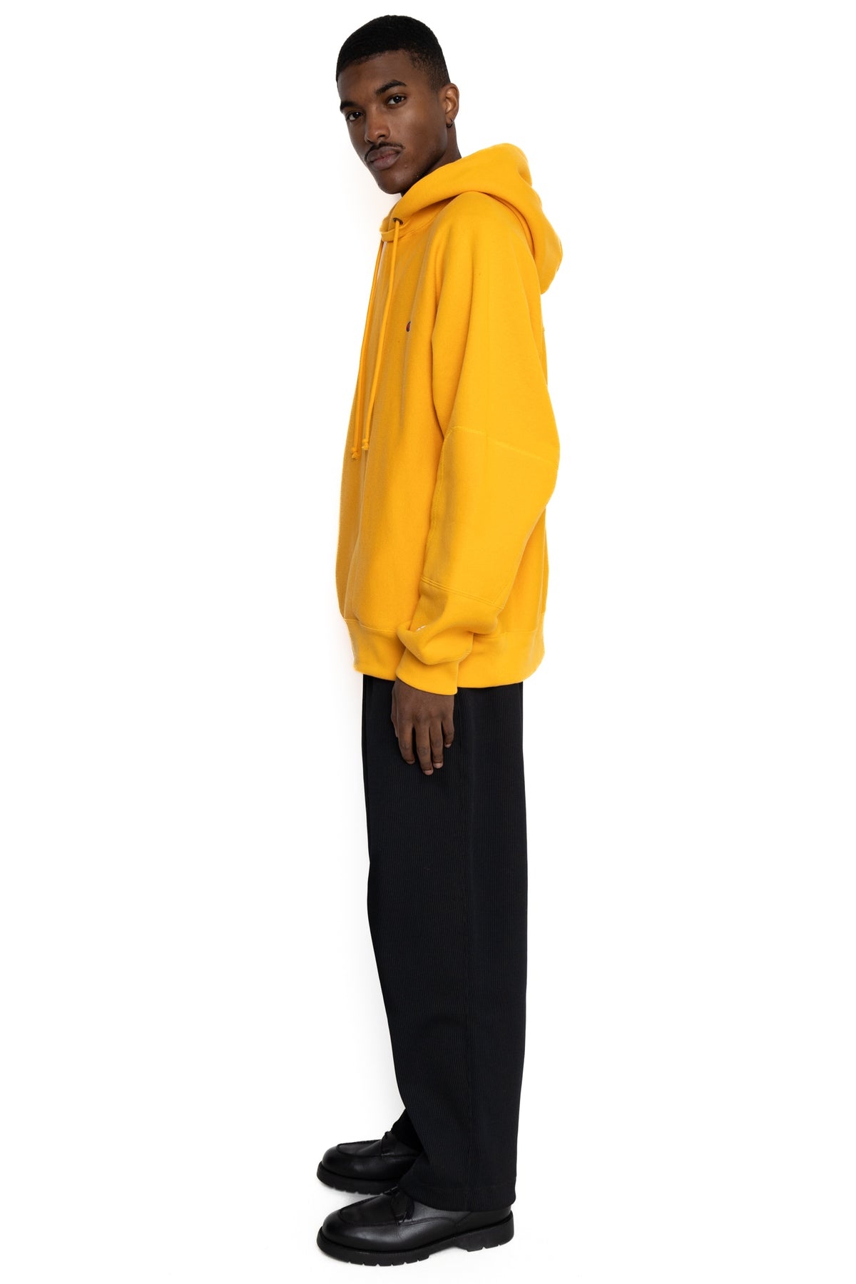 N. HOOLYWOOD x Champion Hooded Sweatshirt - Mustard