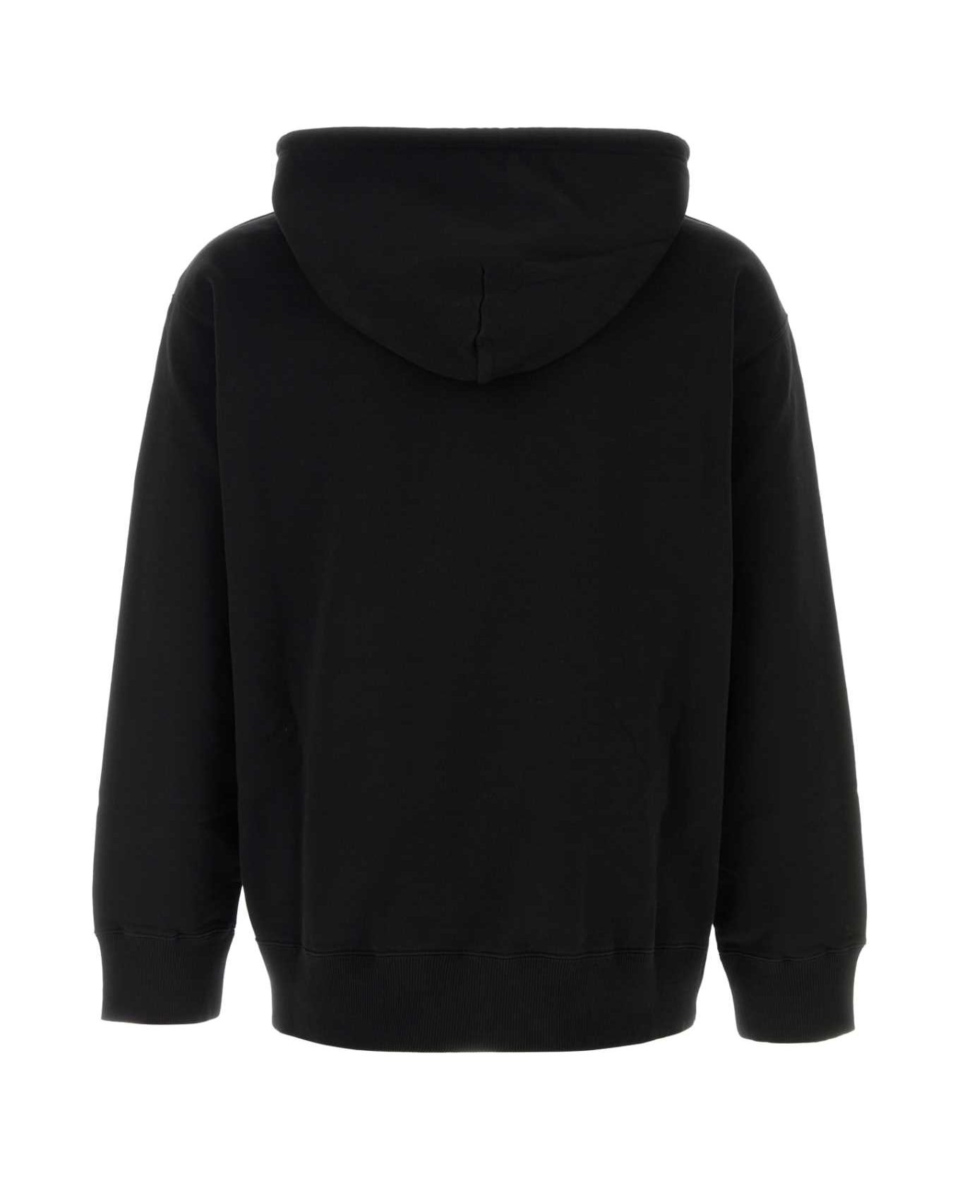 Black Cotton Sweatshirt - 2