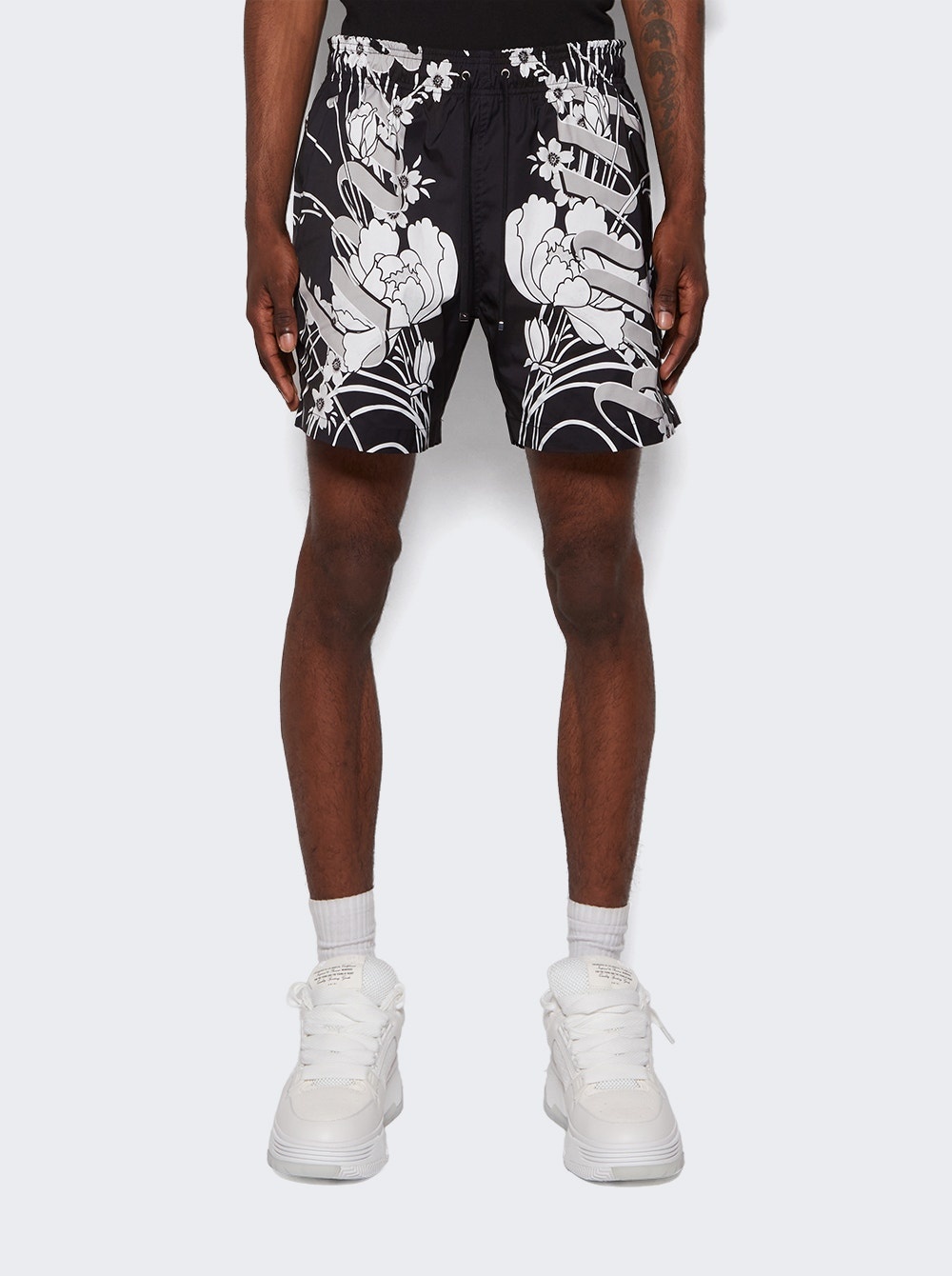 Floral Swim Shorts Black - 3