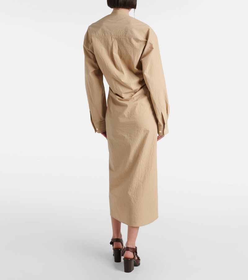 Belted cotton shirt dress 3