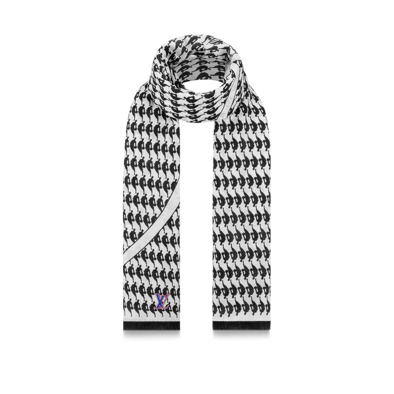 LVxNBA Basket Court Stole 4