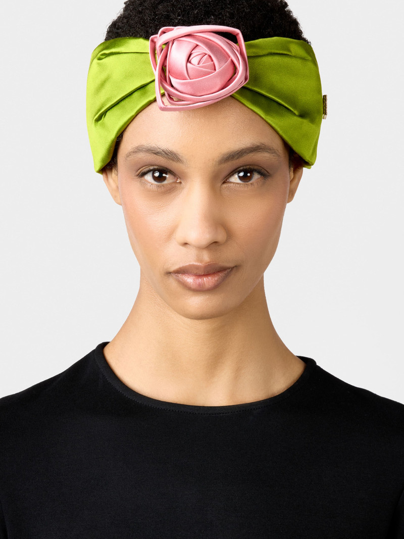 Rose Vivier Bandeau in satin 4