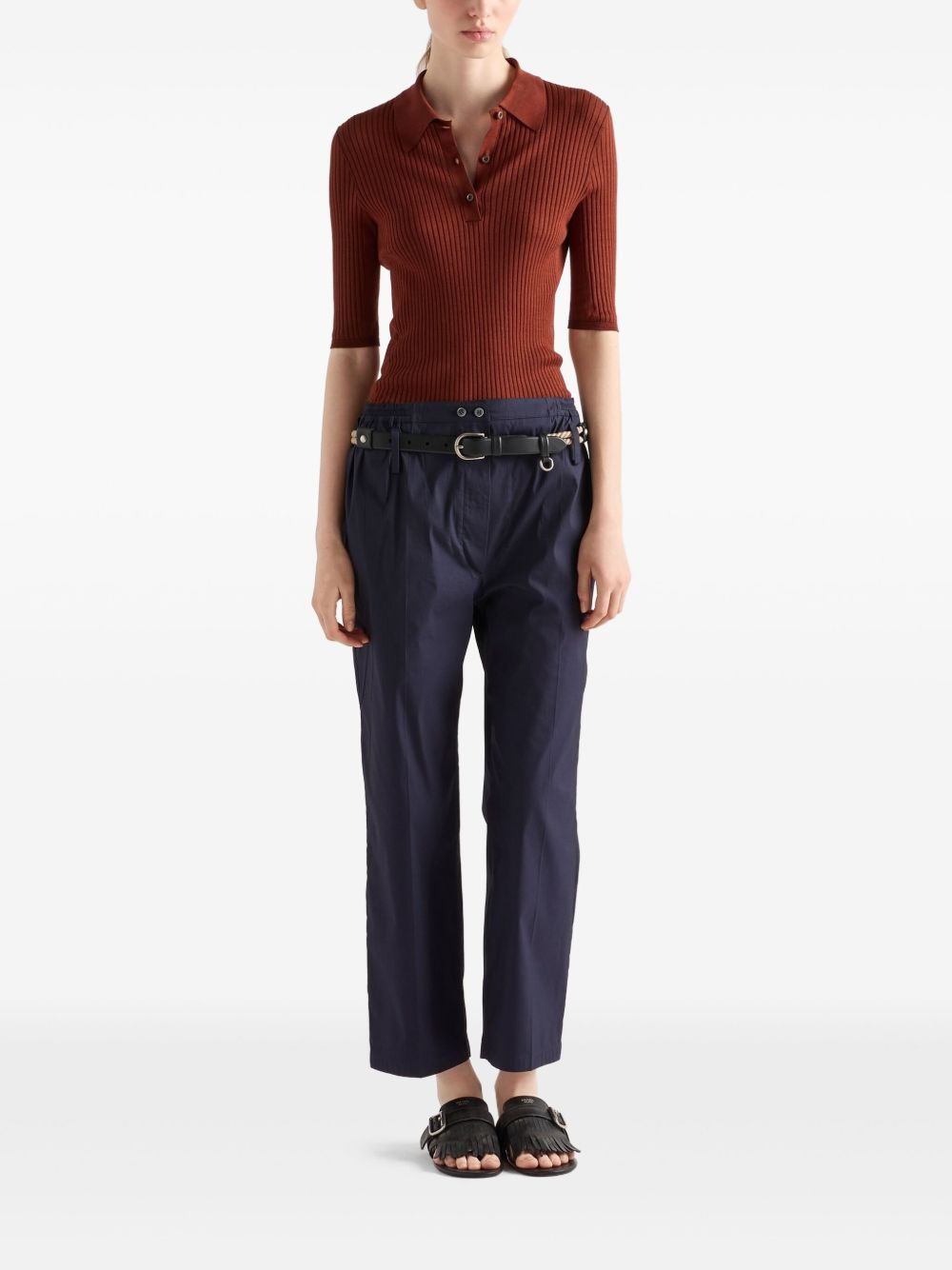 poplin pants - 2