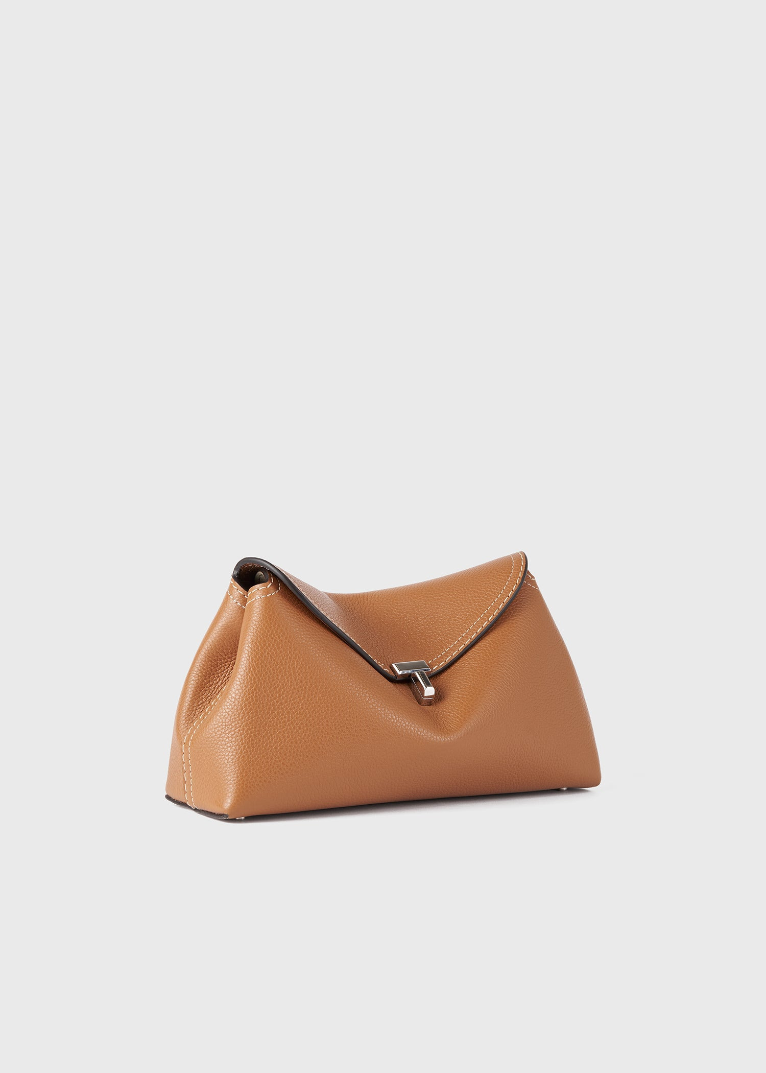 T-Lock clutch tan grain - 4