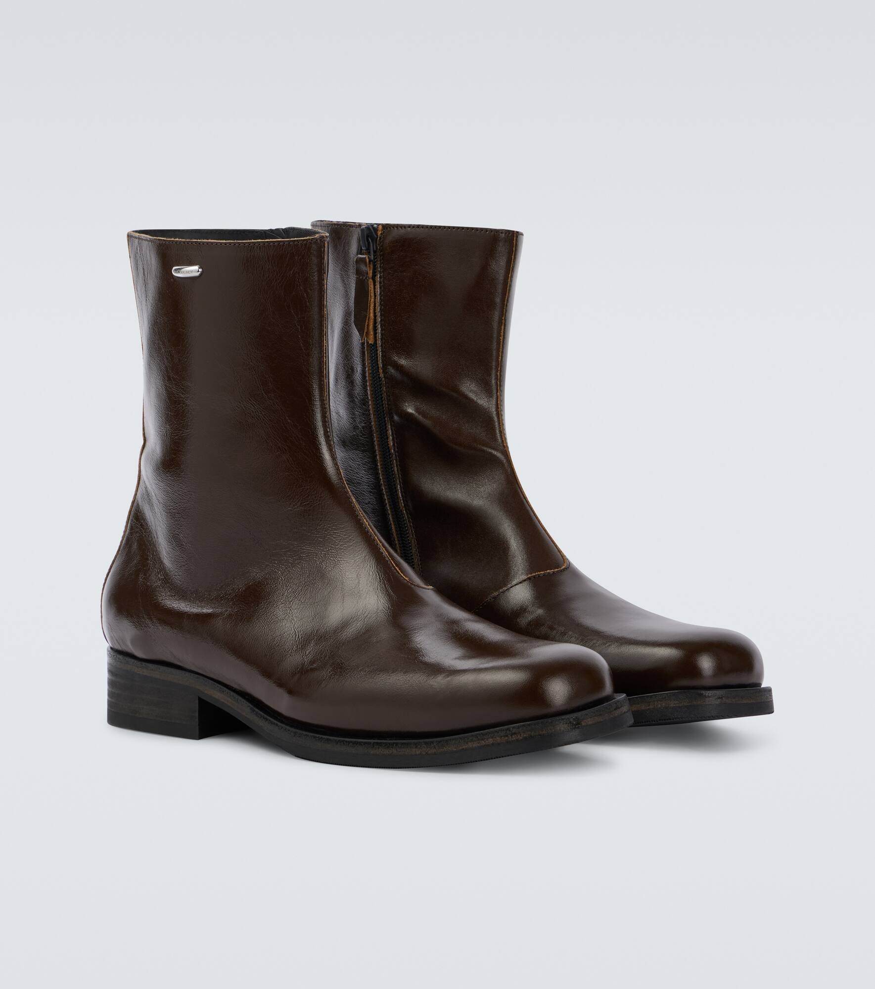 Camion leather ankle boots - 5