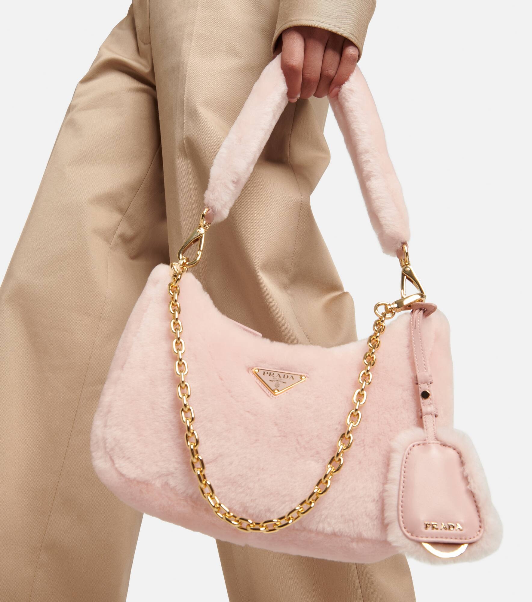 Re-Edition 2005 shearling shoulder bag - 2