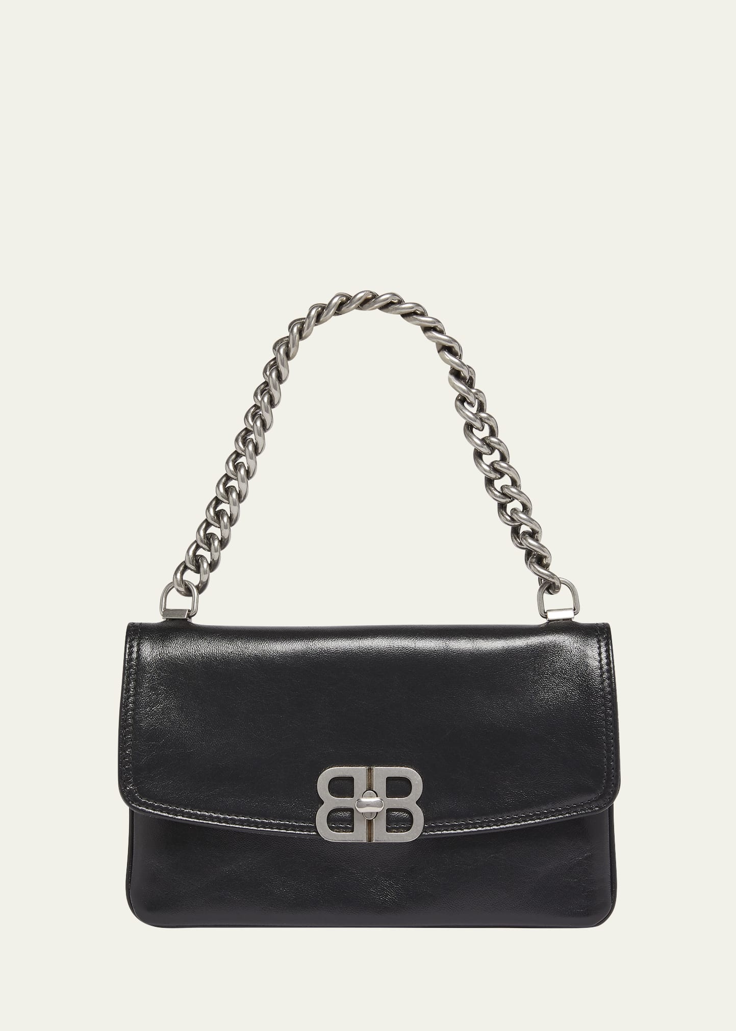 BB Soft Leather Phone Wallet on Chain - 1