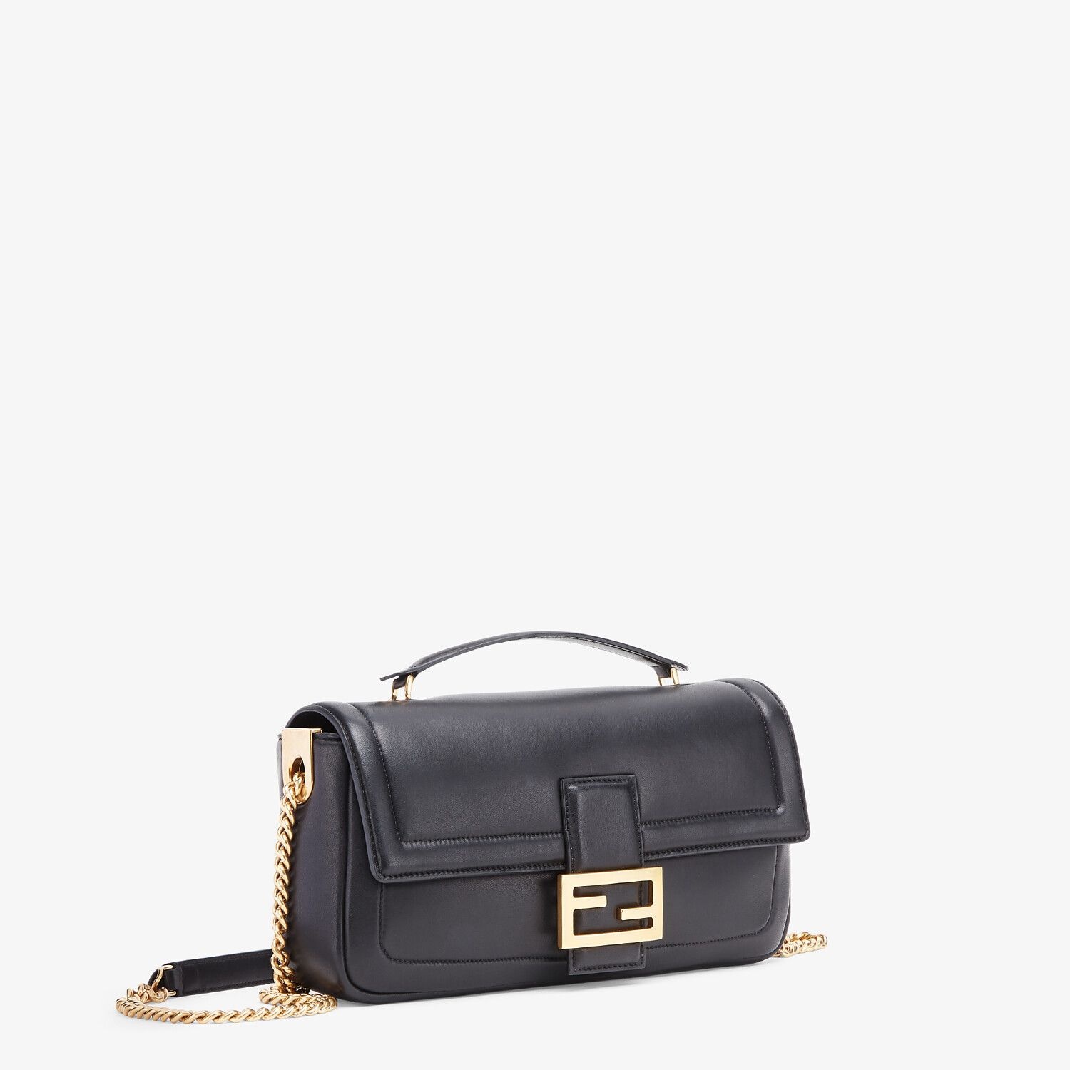 Black nappa leather bag - 3