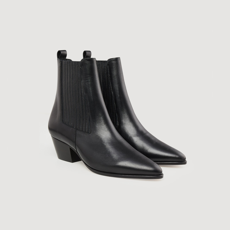 Sandro Leather ankle boots outlook