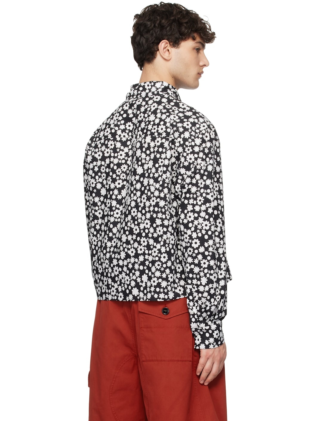 Black Pop Fields Long Sleeve Shirt - 3