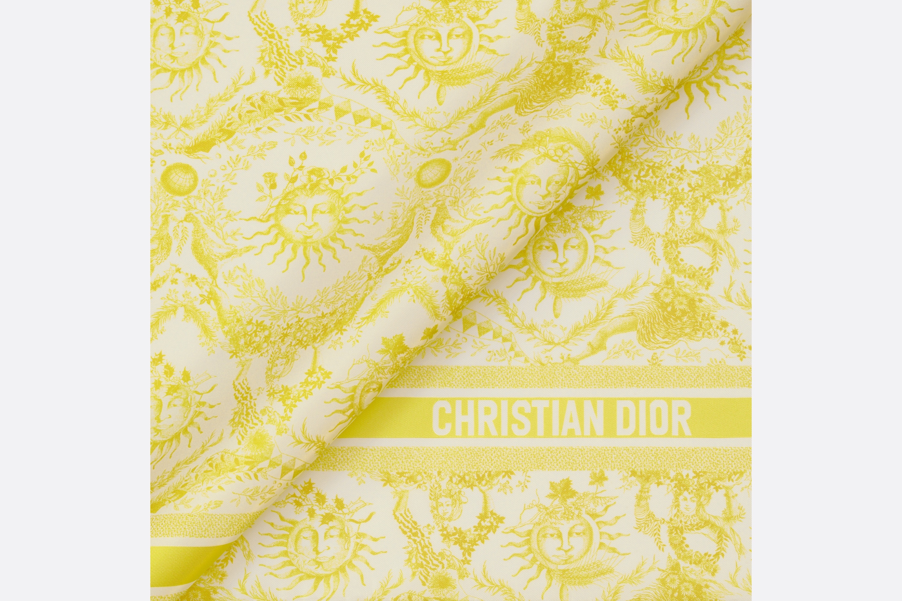 Dioriviera Toile de Jouy Soleil 70 Square Scarf - 6
