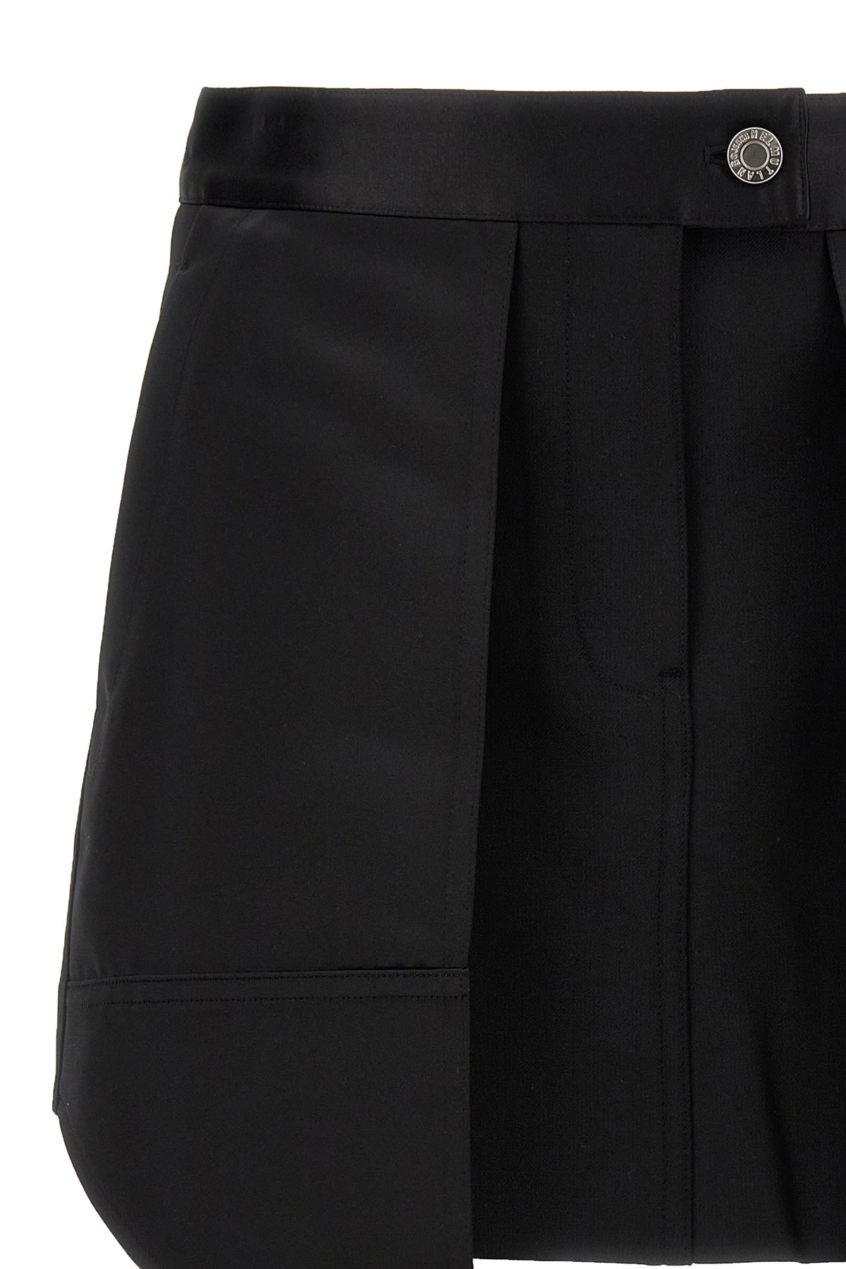 Satin panel skirt - 4