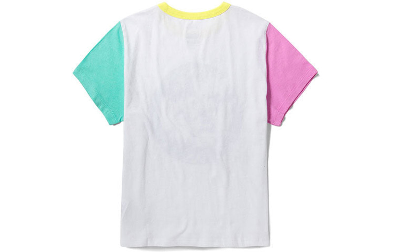 Vans (WMNS) Vans x Disney Crossover Printing Mickey Round Neck Short Sleeve White VN0A3UHOWHT outlook