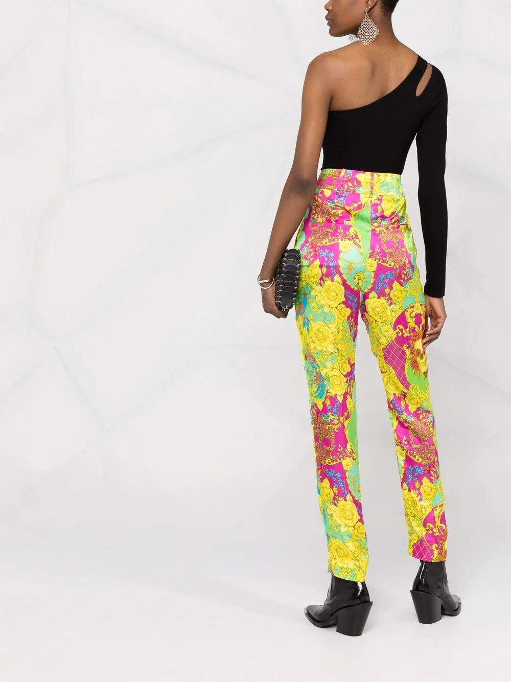 New Baroque print trousers - 6