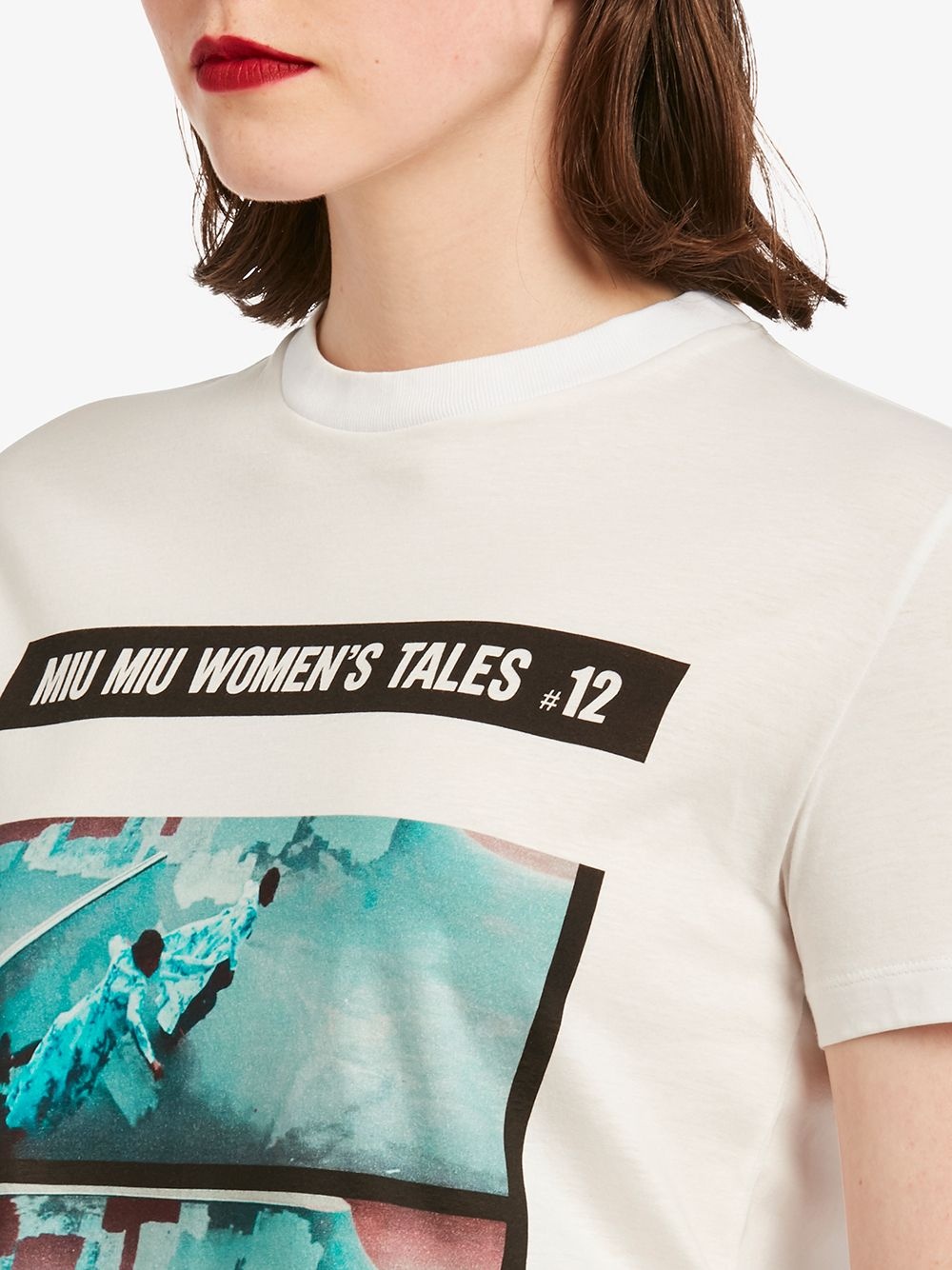 Miu Miu Tales jersey T-shirt - 5