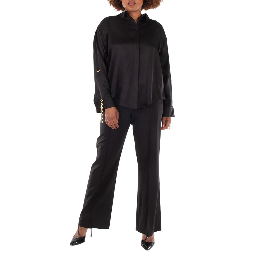 Loewe Mid Waist Straight-Leg Trousers - 4