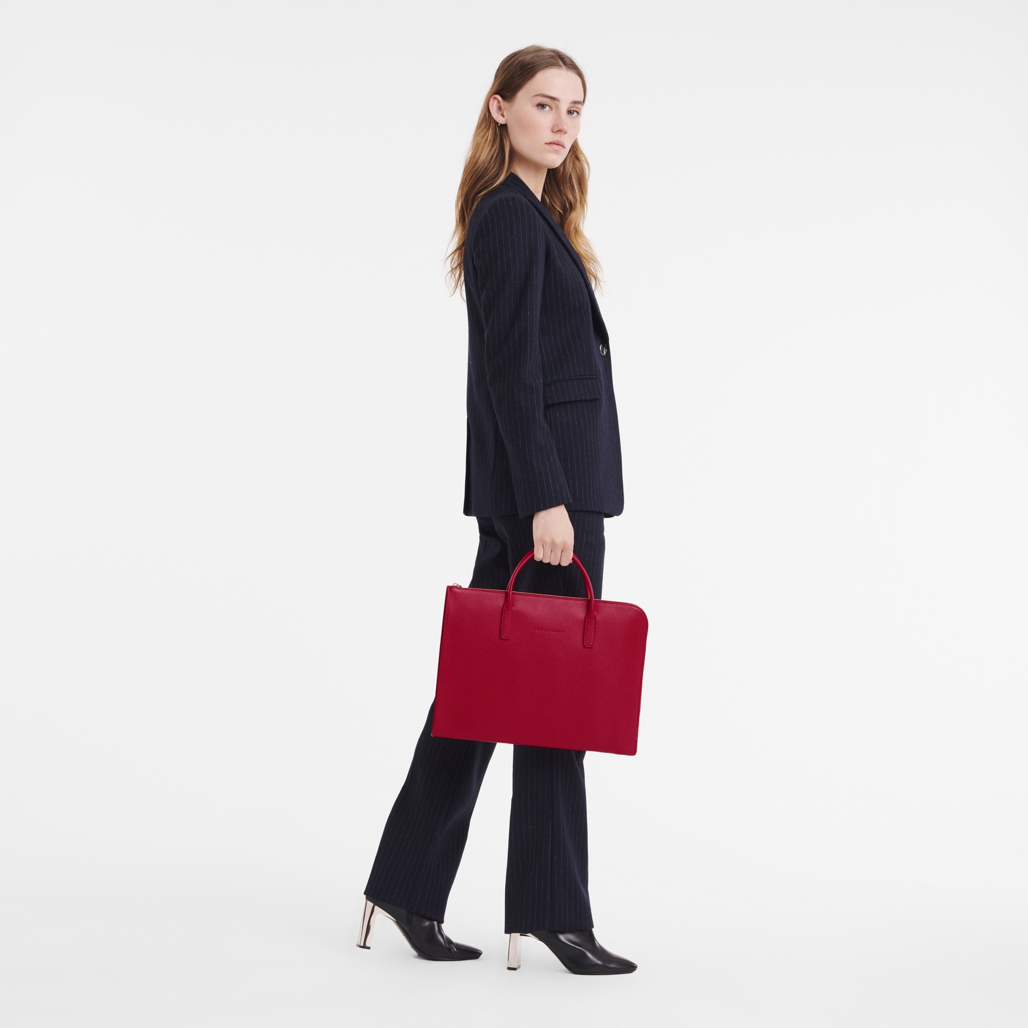 Le Foulonné S Briefcase Love - Leather - 2