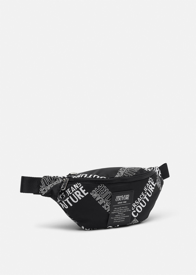 VERSACE JEANS COUTURE Logo Check Belt Bag outlook