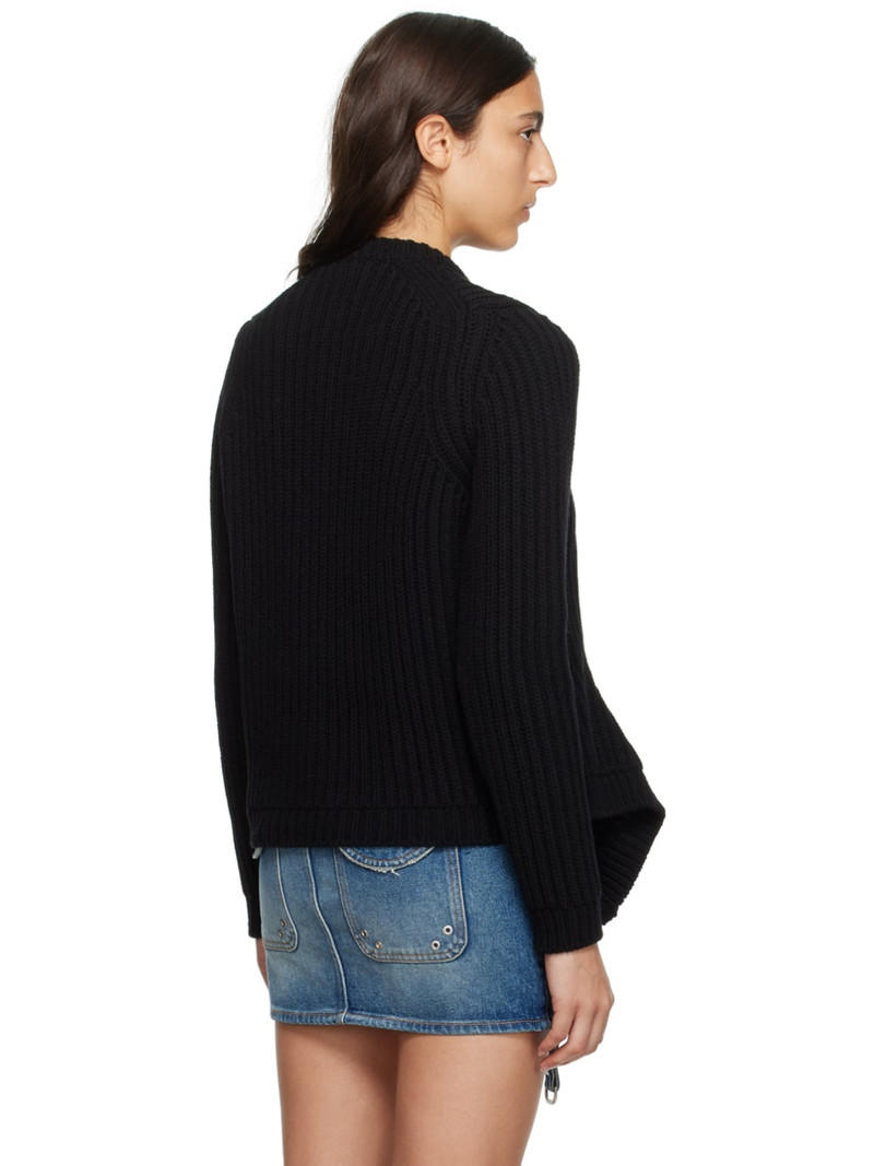 Black Meteor Cut Out Sweater 3