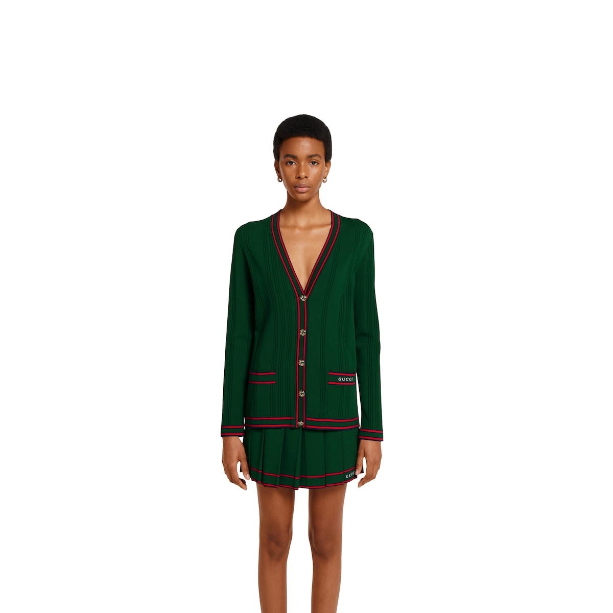 Stretch viscose cardigan with embroidery - 3