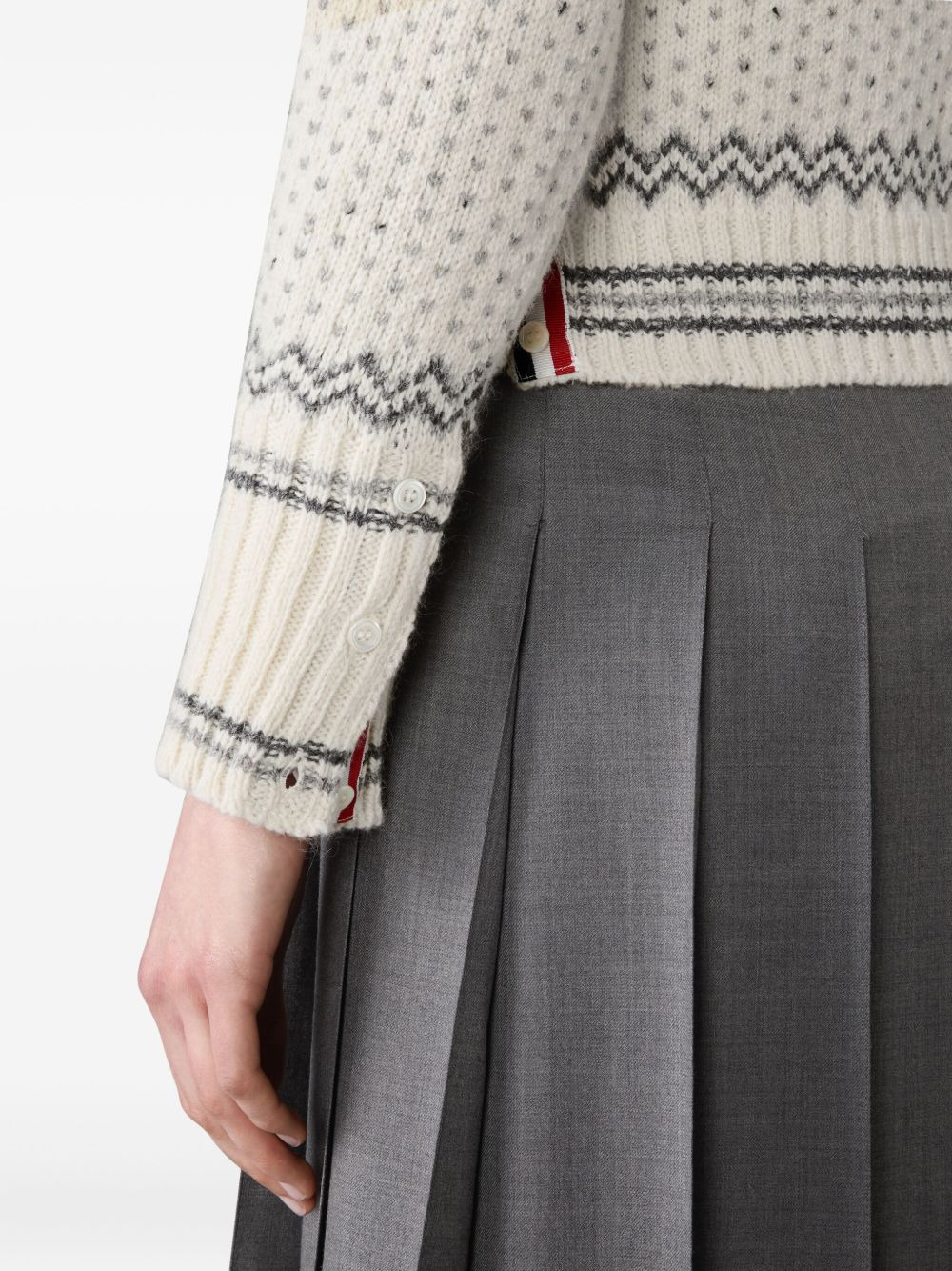fair-isle cardigan - 5