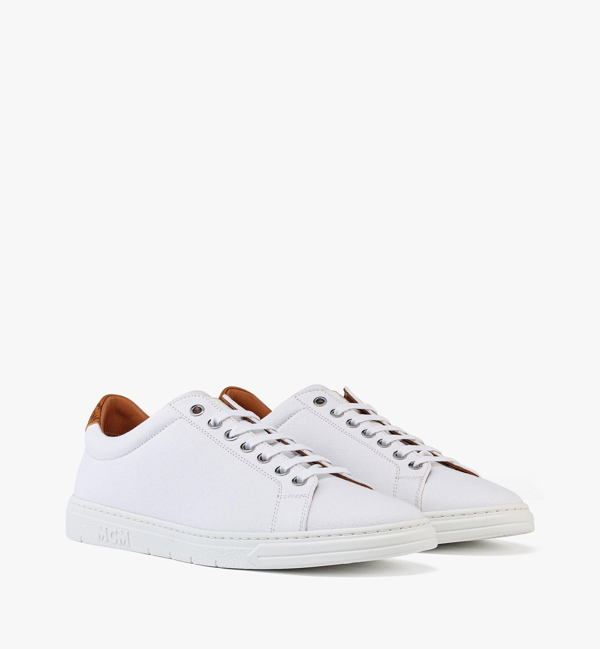 Men’s MCM Essentials Terrain Lo Sneakers in Organic Cotton Canvas - 1