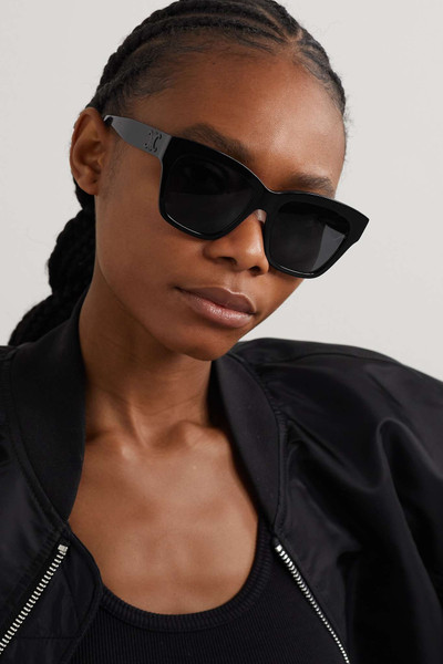 CELINE Triomphe square-frame acetate sunglasses outlook