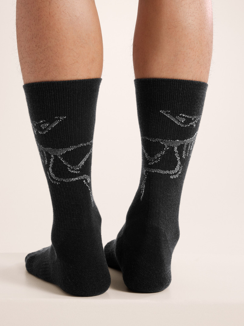 Merino Wool Mid Bird Sock 3