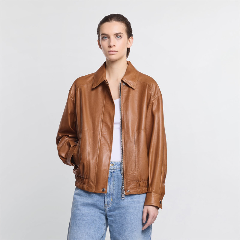 Bomber Jacket in nappa leather 4