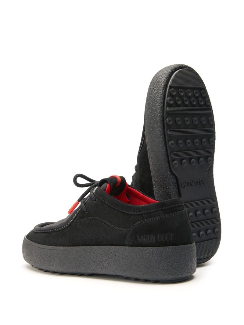Mtrack Wallaby panelled suede boots 4