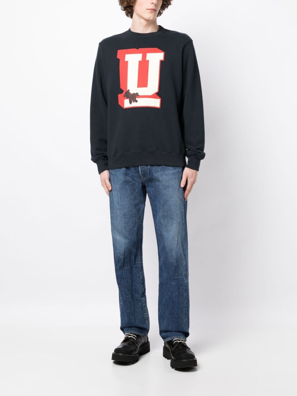 graphic-print cotton sweatshirt - 2