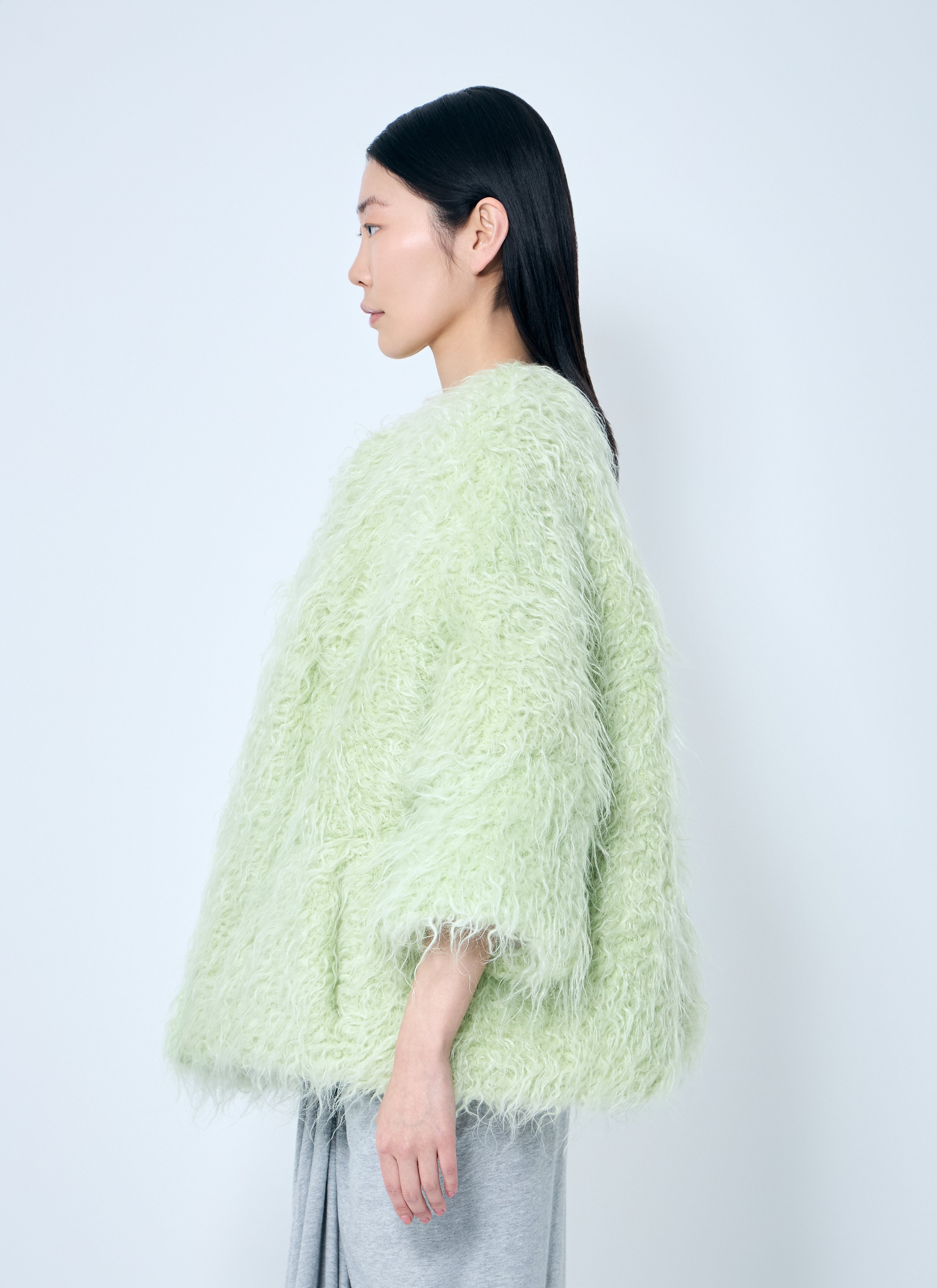 Dries Van Noten Women Voilin Faux Fur Jacket - 3