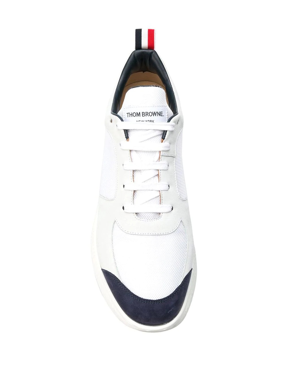 tricolour sole sneakers - 4