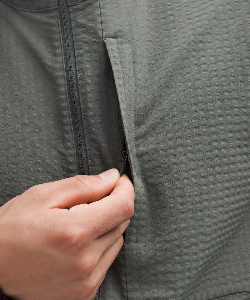 Grid Fleece Full-Zip Vest 7