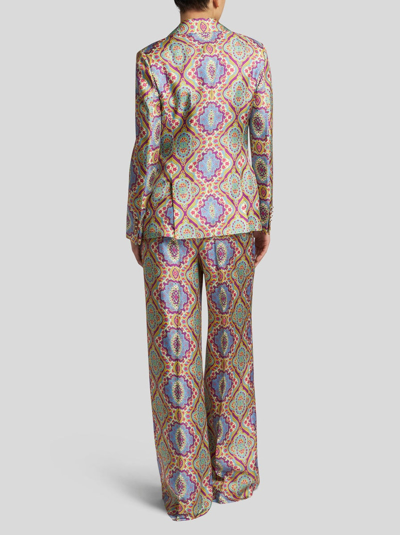 PRINTED SILK JACKET 5