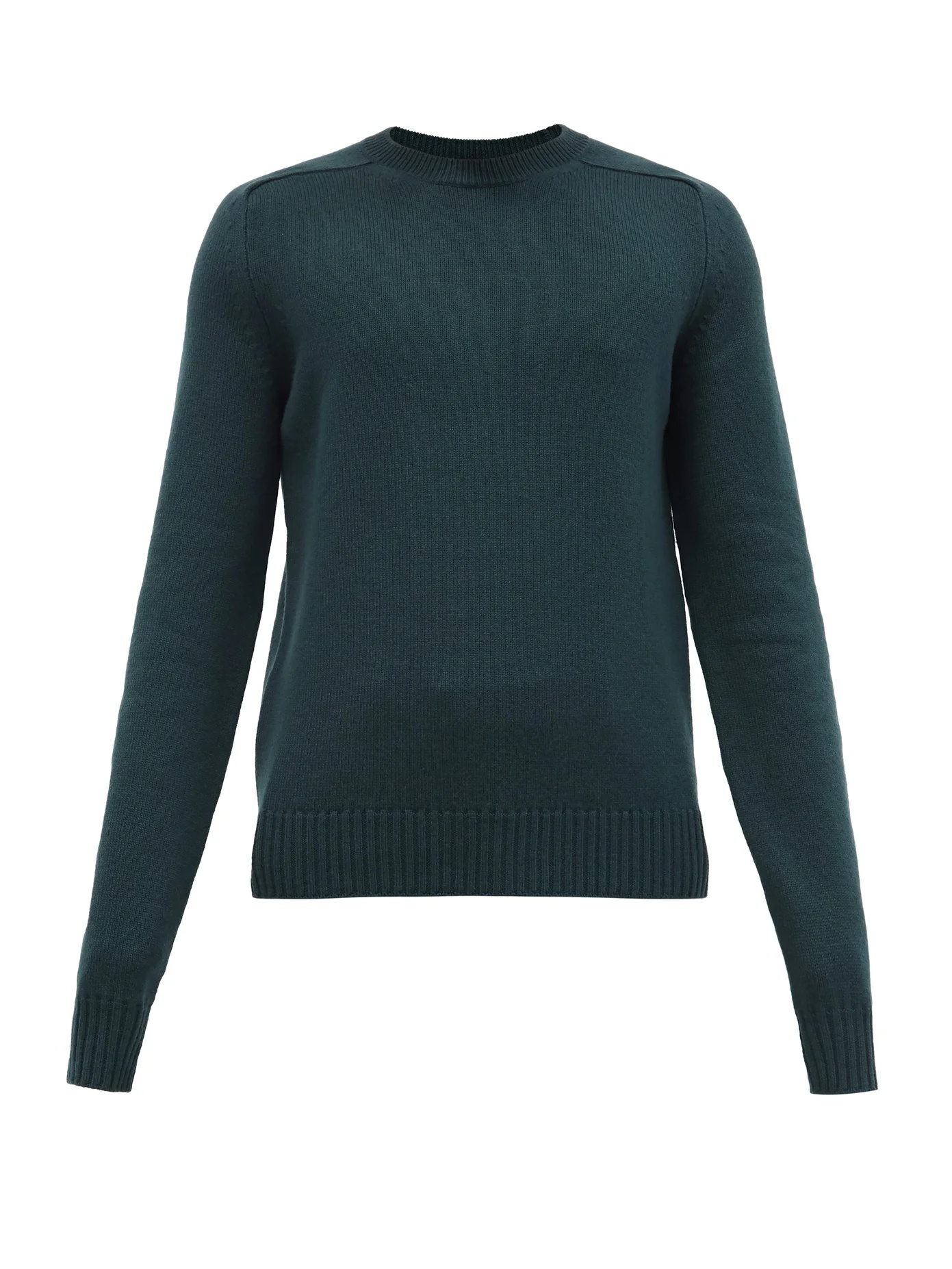 Panelled wool sweater - 1