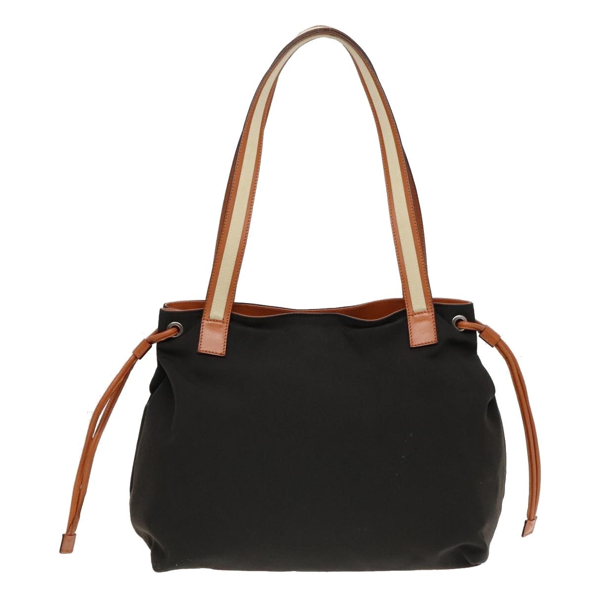 GUCCI Tote Bag Canvas Khaki Silver - 3