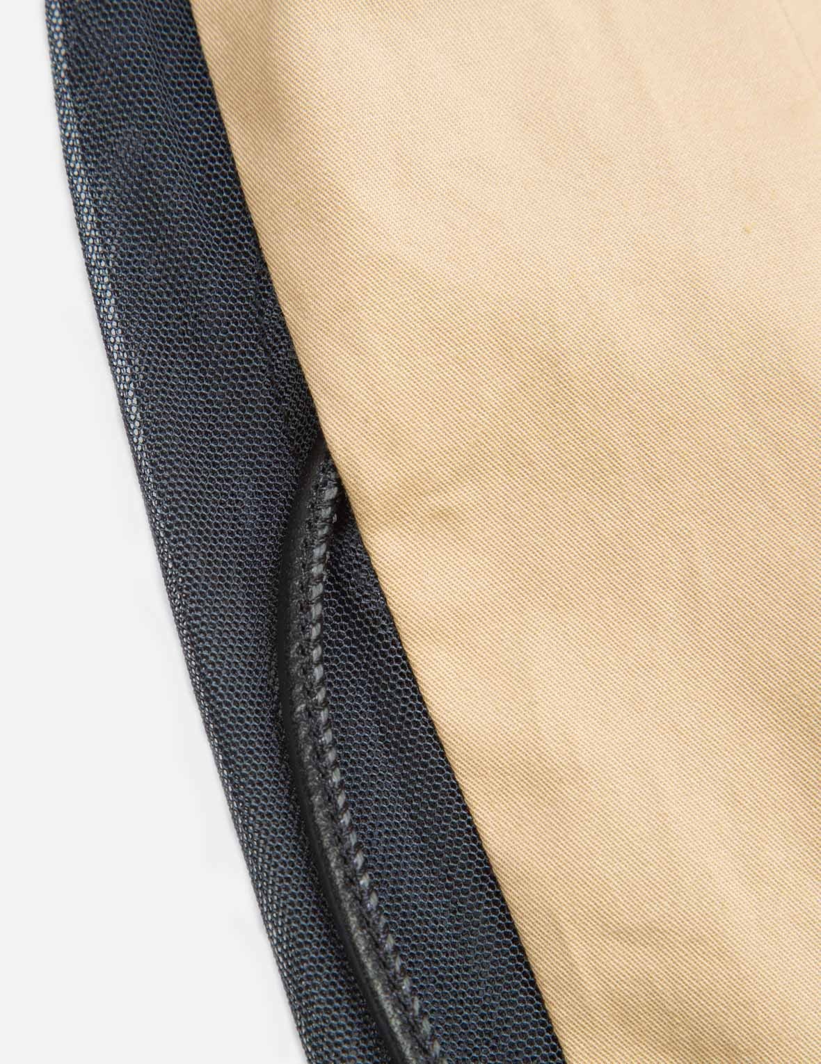 Pleated-Mesh Panelled Trench Jacket - 19