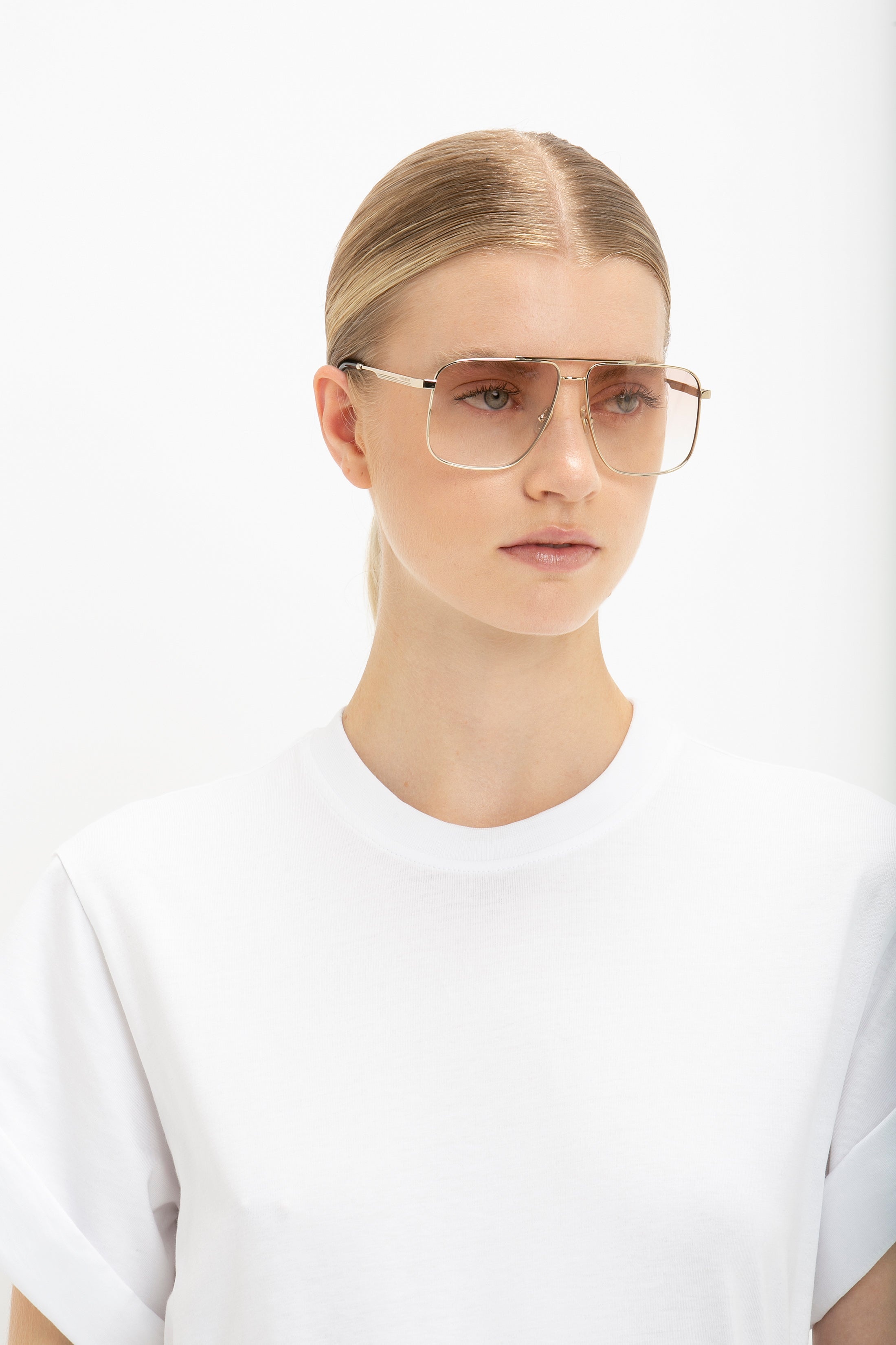 Double Bridge V-Line Navigator In Gold-Blush - 5