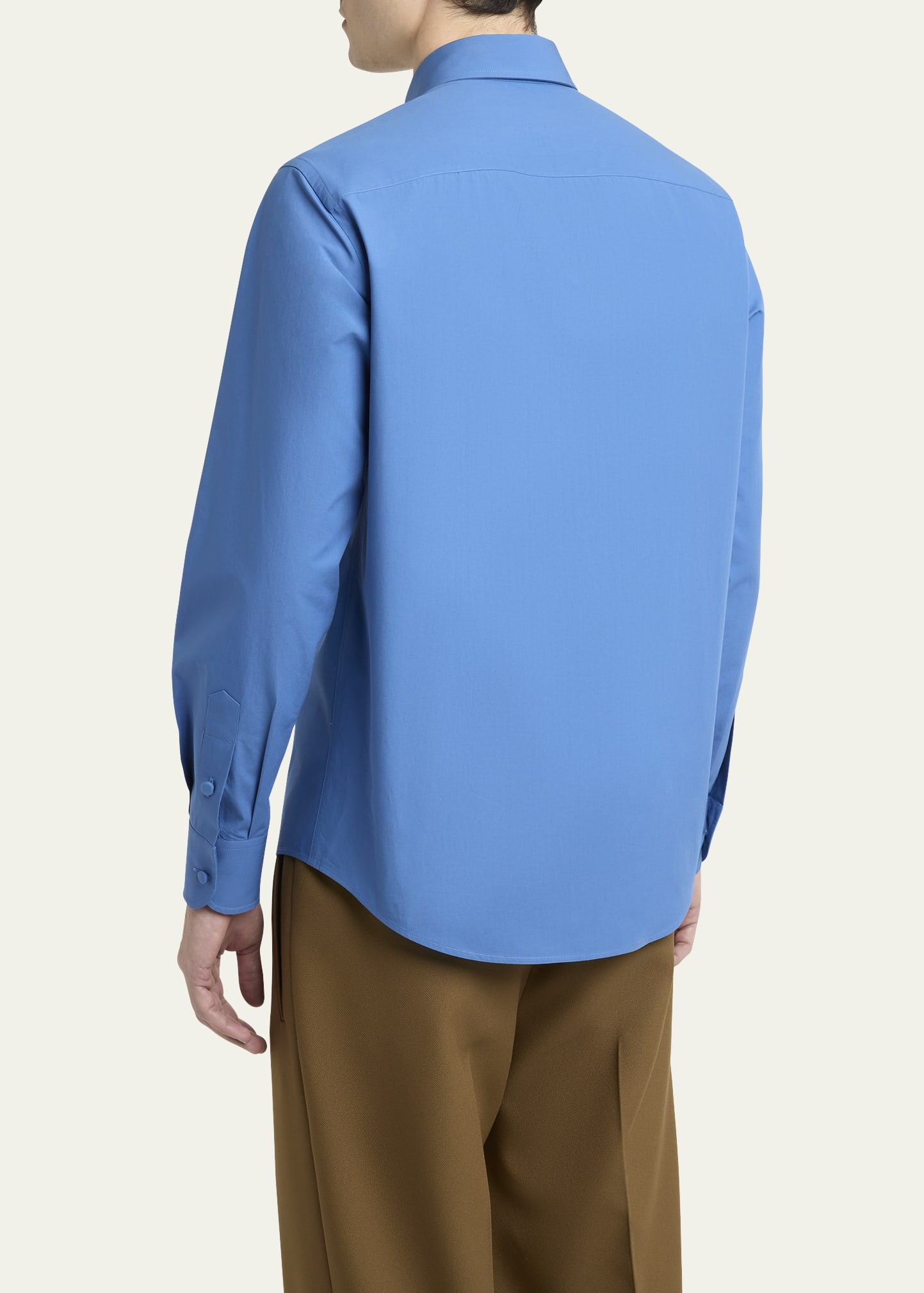 Men's Tonal Poplin Dress Shirt - 3