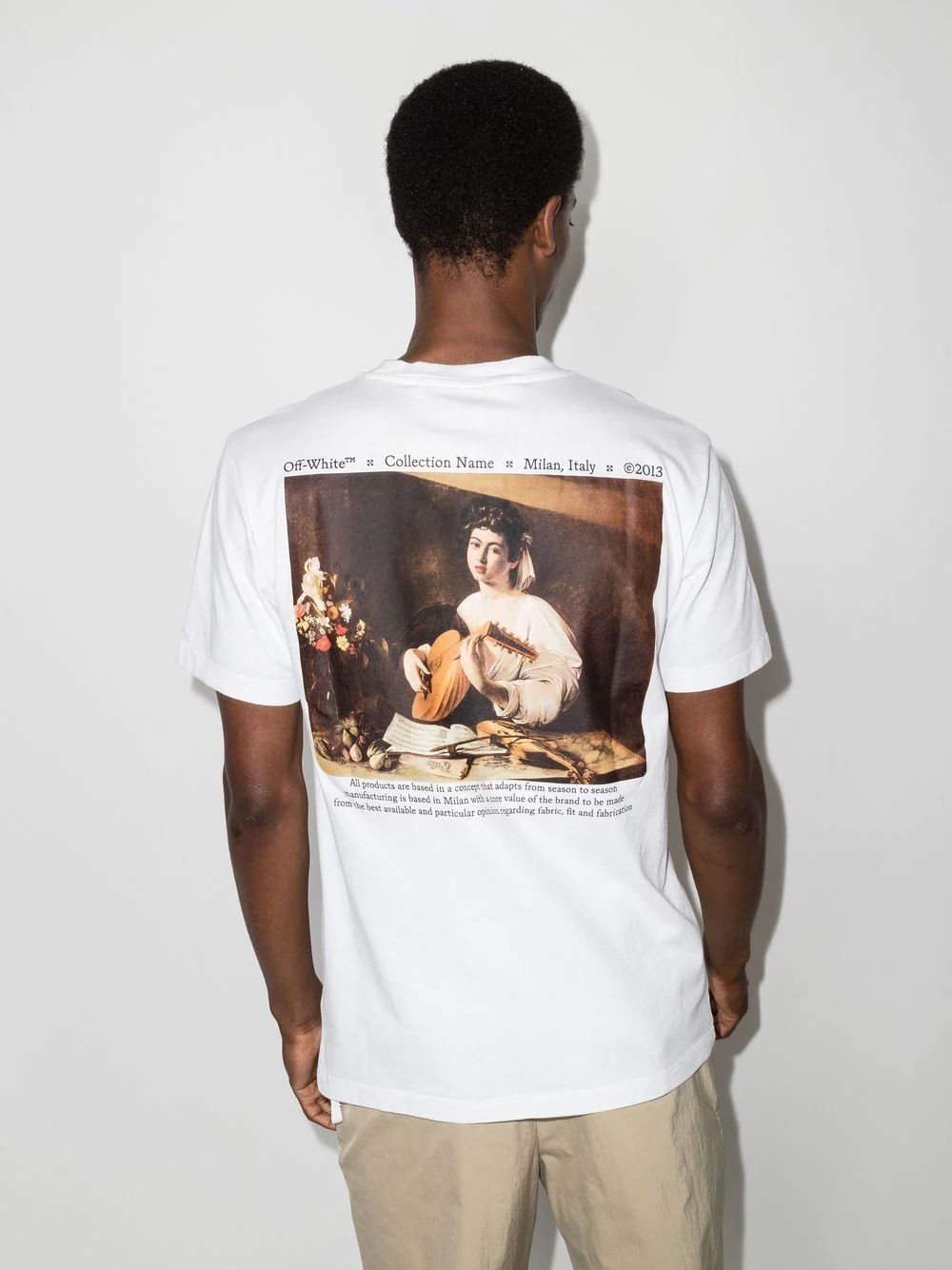 Caravaggio Lute-print T-shirt - 3