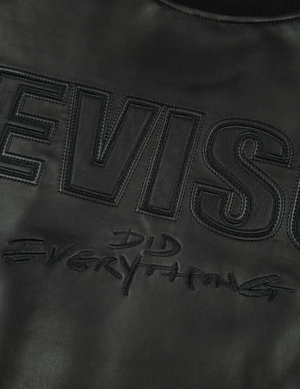 Logo Appliquéd Leather Bomber Jacket - 13